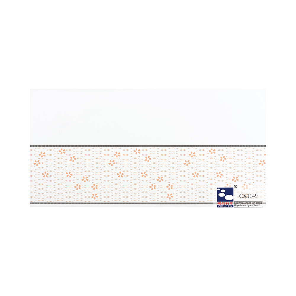 China 21cm warmdrukfolie met gedrukte bloemen voor pvc-plafondpaneeldecoratie CX1149