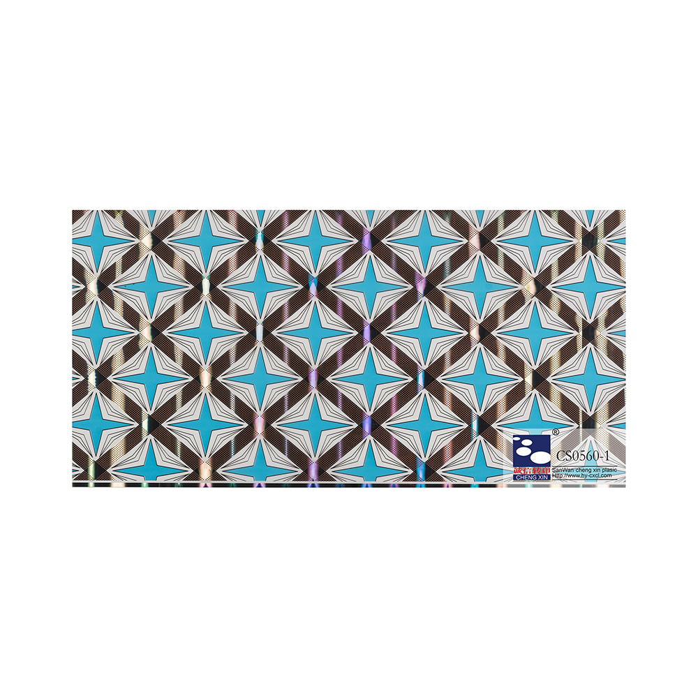 Nieuwe houten ontwerp decoratieve houtnerf warmdrukfolie voor hoteldecoratie CS0560-1