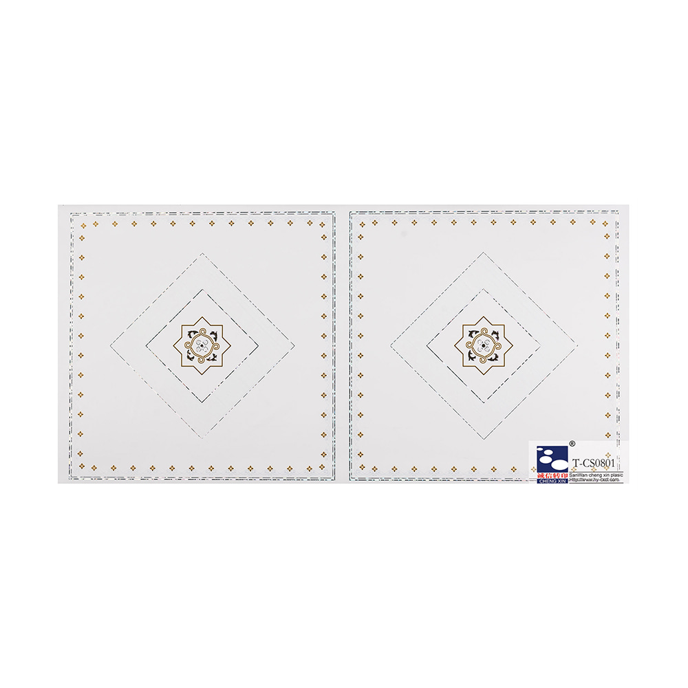 Verschillende patronen decoratieve marmeren warmdrukfolie met goedkope prijs of bord T-CS0801