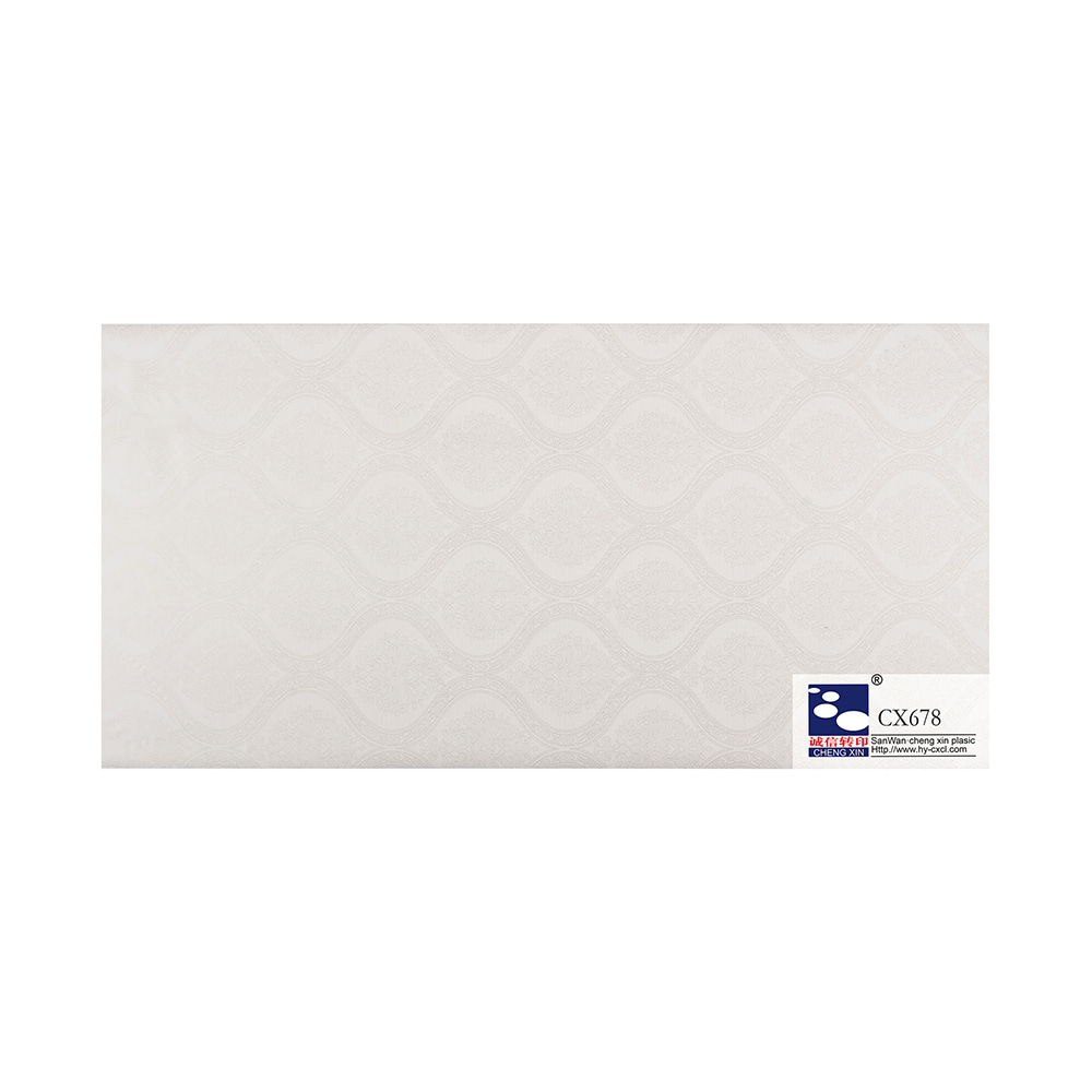 Goed Gemaakte Decoratieve Gedrukte Bloemen Houten Hete Stempelfolie voor Pvc-plafond CX678