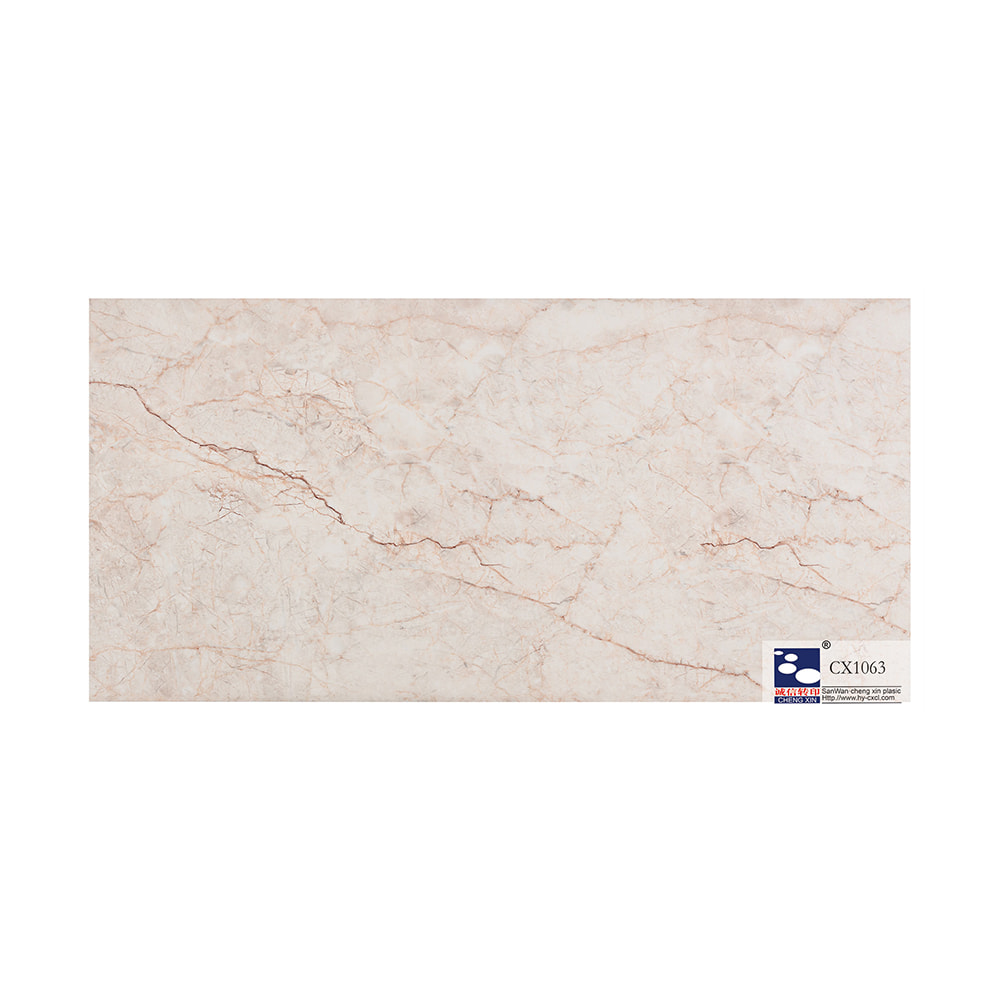 Hete verkoop decoratieve goedkope marmeren warmdrukfolie gebruikt voor pvc-paneel CX1063