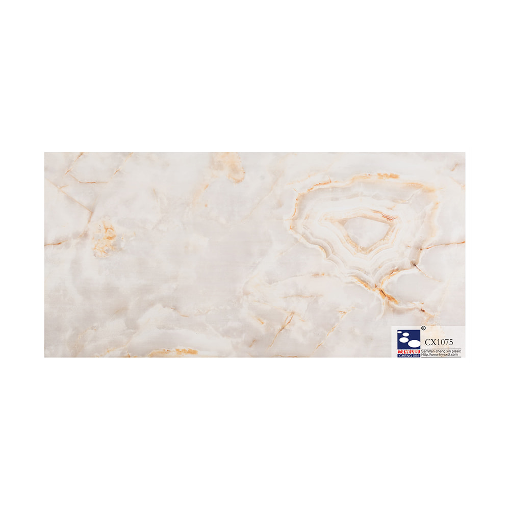 Fabrieks directe levering Lage goedkope decoratieve PVC marmeren warmdrukfolie CX1075