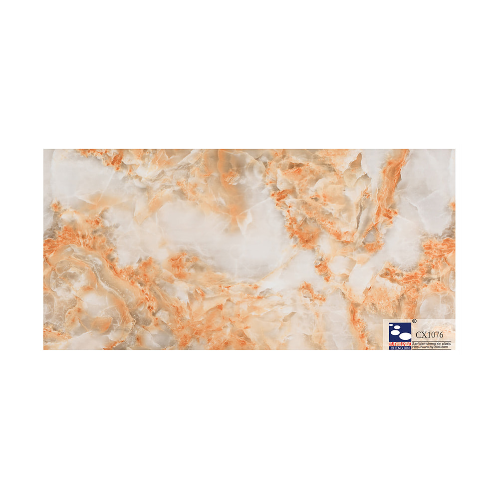 Goedkope PVC Materiële Marmeren Hete Stempelfolie voor Voor Pvc Panel Decoratie CX1076