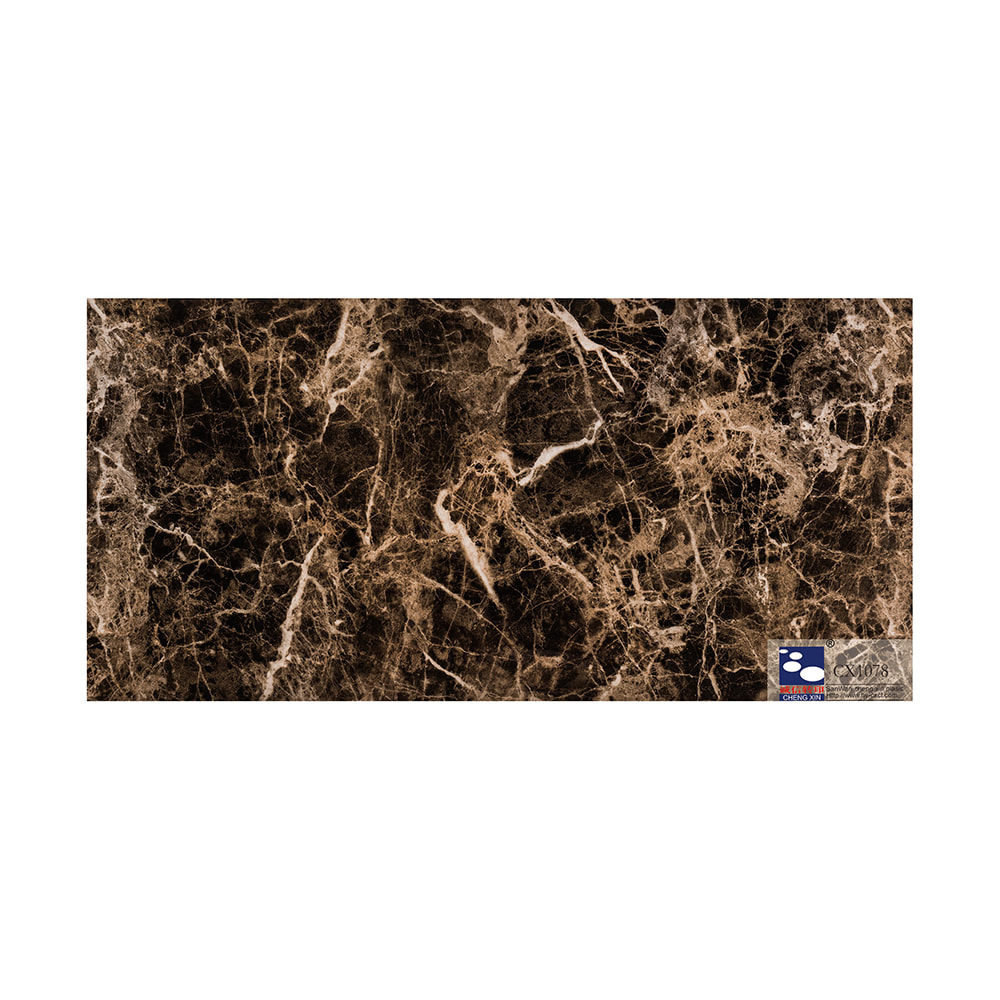 Hete verkoop decoratieve goedkope marmeren warmdrukfolie gebruikt voor pvc-paneel CX1078