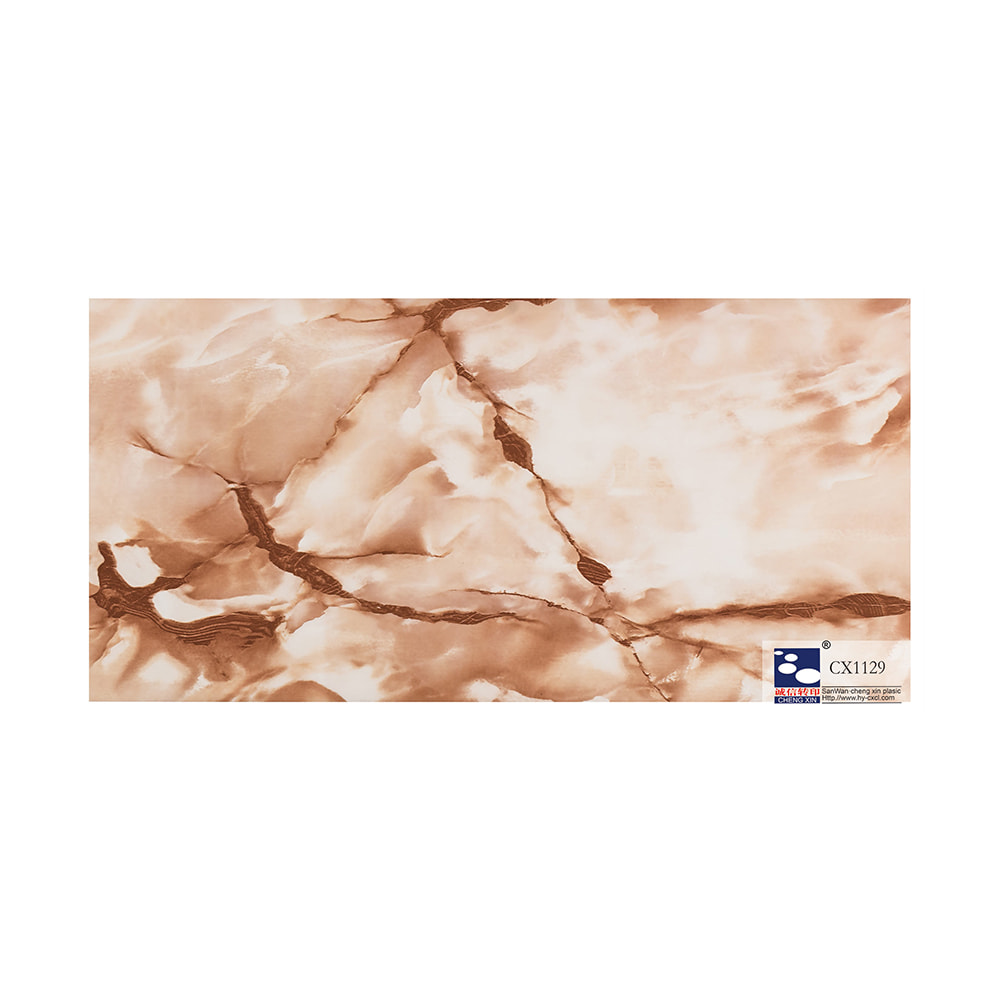 Goedkope PVC Materiële Marmeren Hete Stempelfolie voor Voor Pvc Panel Decoratie CX1129